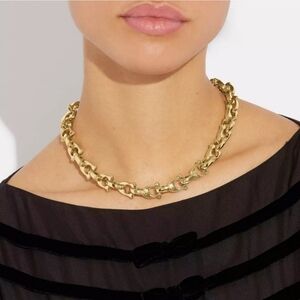 Coach Chunky Signature Necklace NIB/NWT